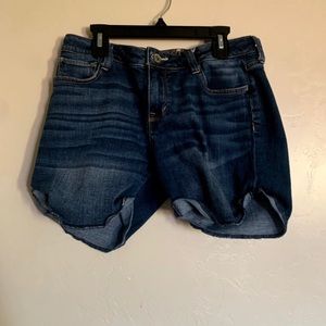 Blue jean shorts